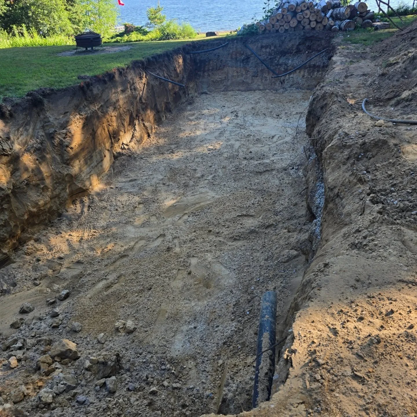 Recent septic installed in washago.
