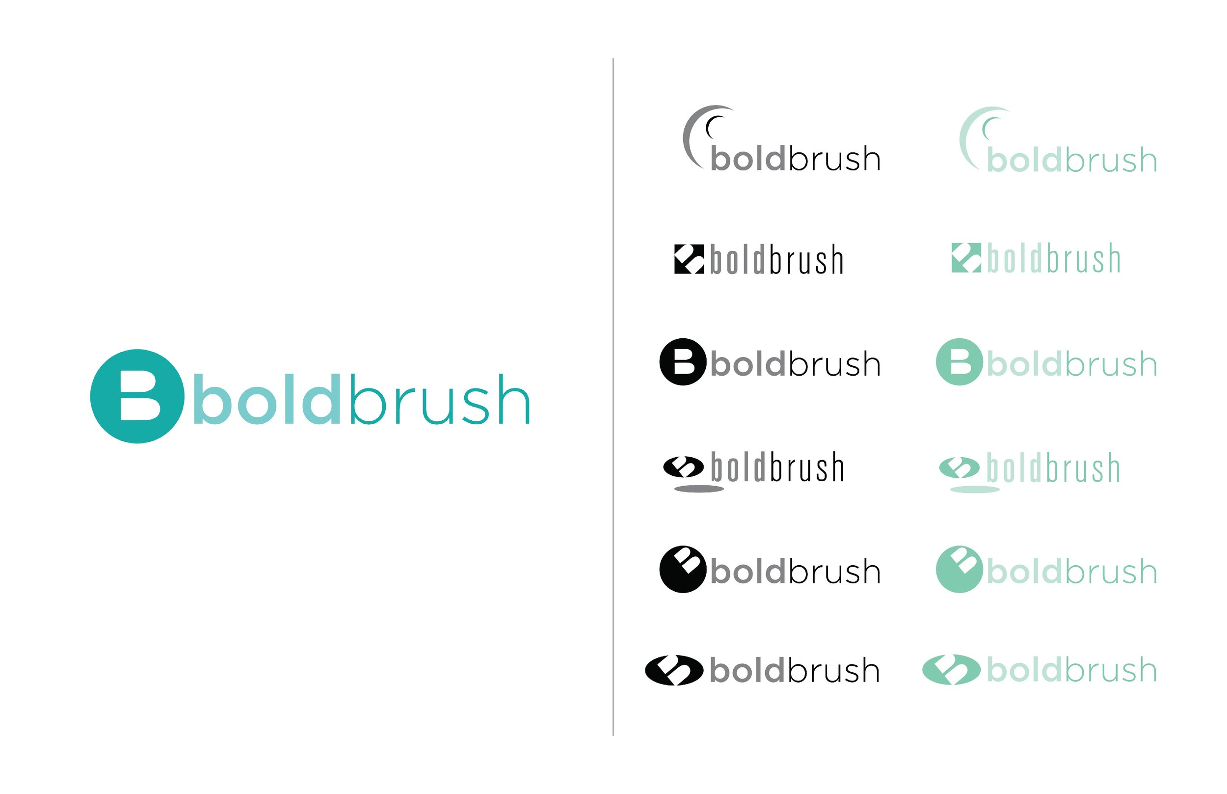   BOLDBRUSH   logo and outtakes         