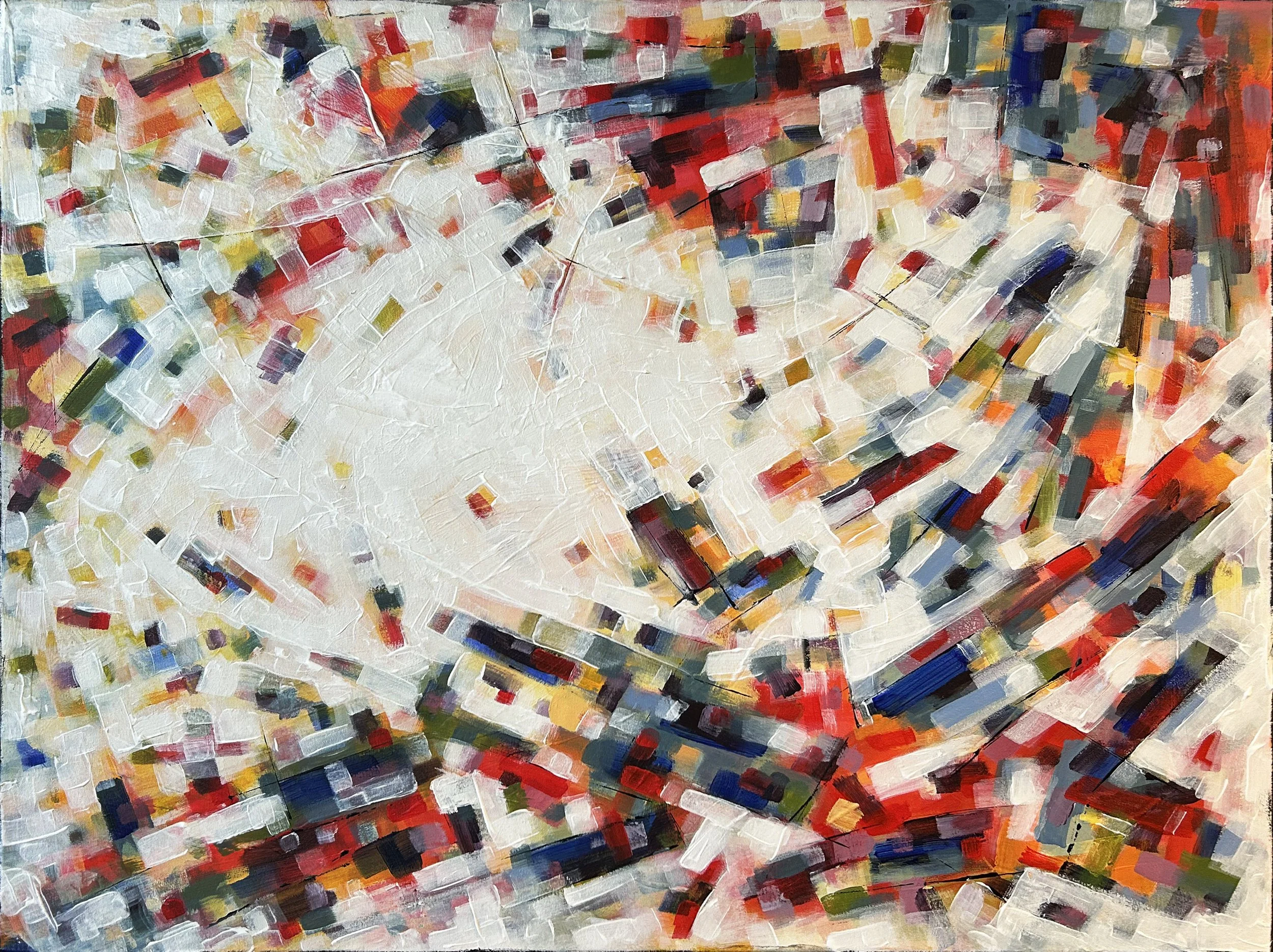   ALGORITHM   31.25” x 23.5” • 79 cm x 59 cm  Acrylic and Latex on Canvas   
