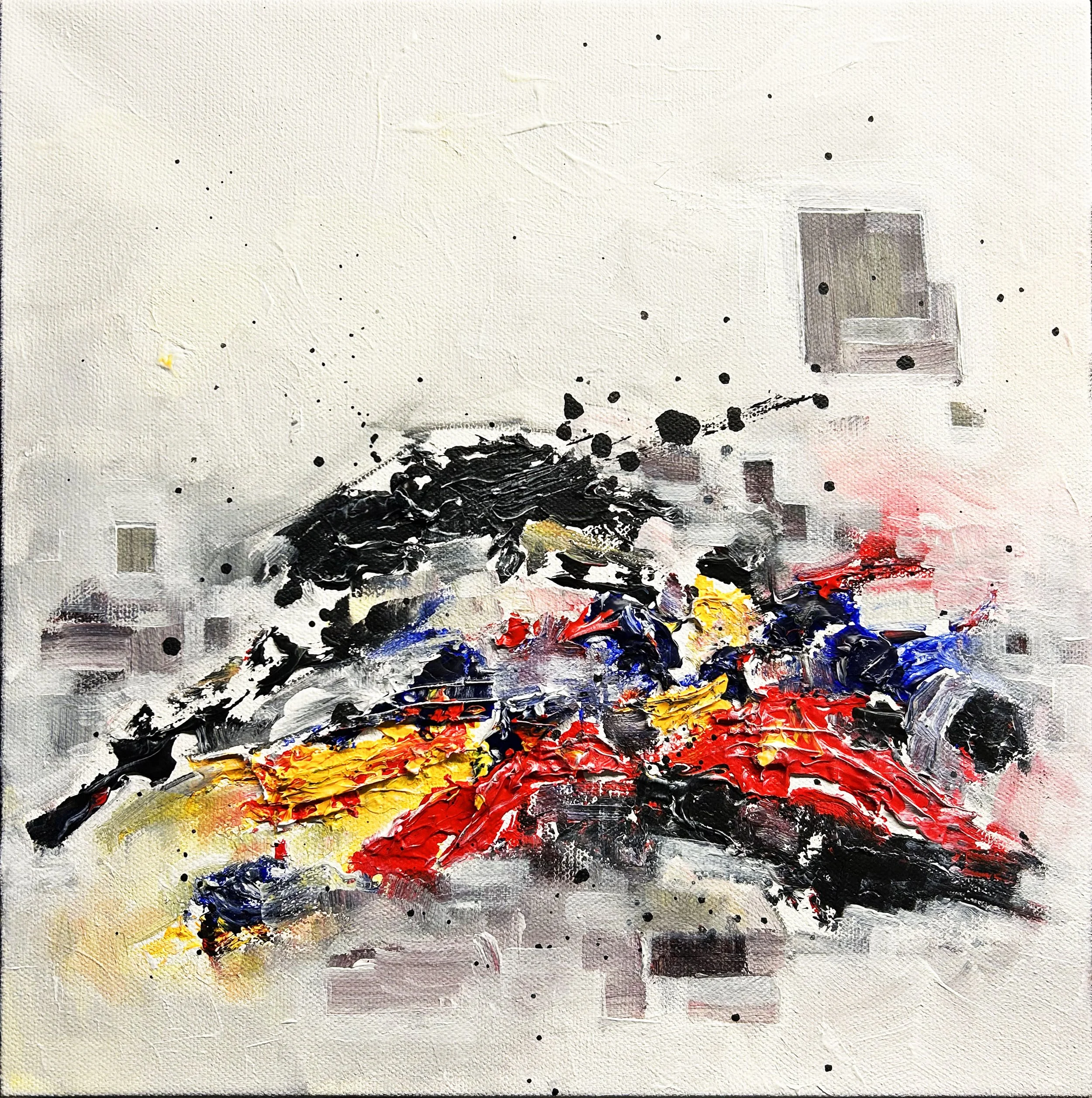   CHROMIA   12” x 12” • 30 cm x 30 cm  Acrylic on Canvas   
