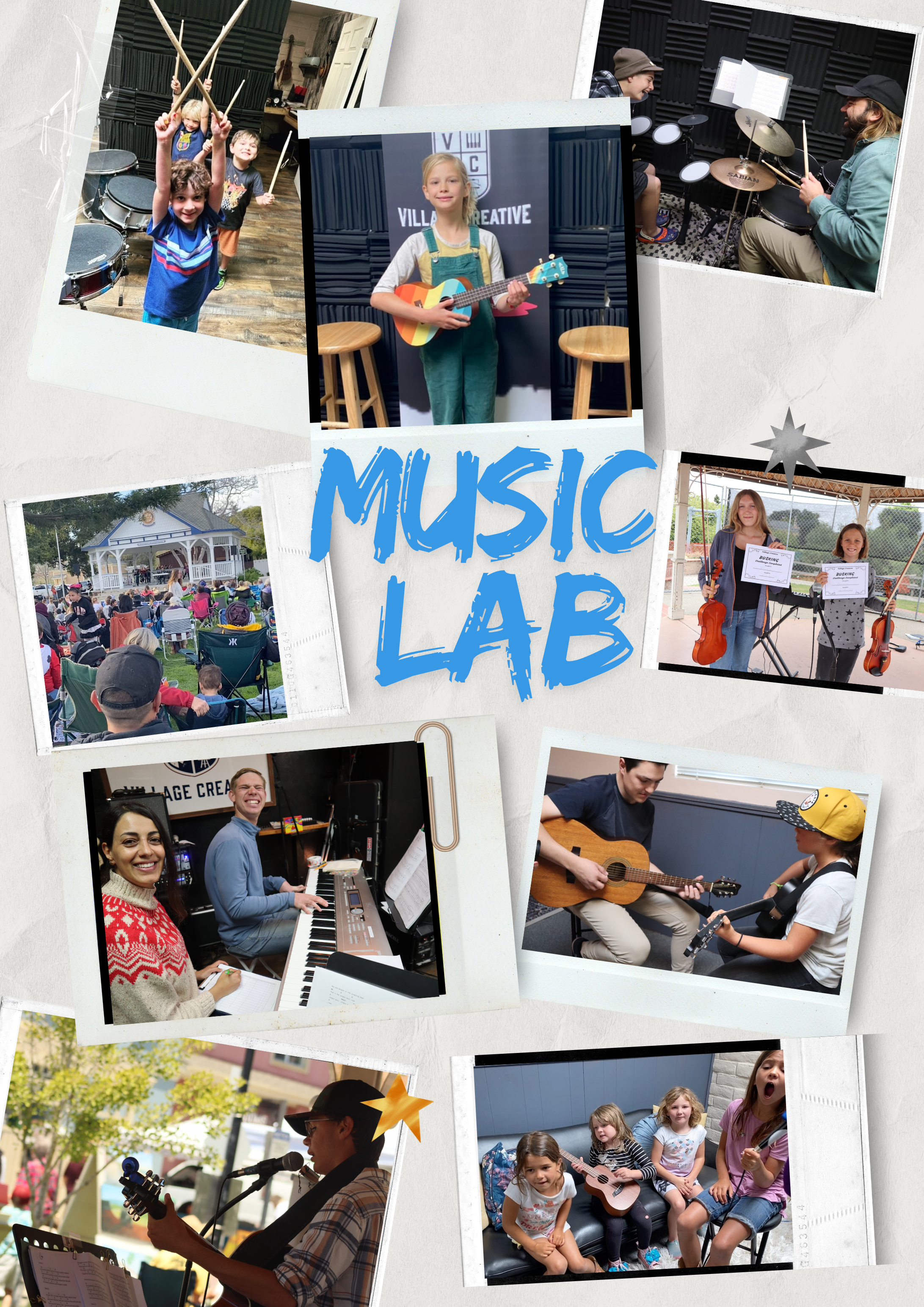 Village Creative | music lessons, and creative labs for all ages!