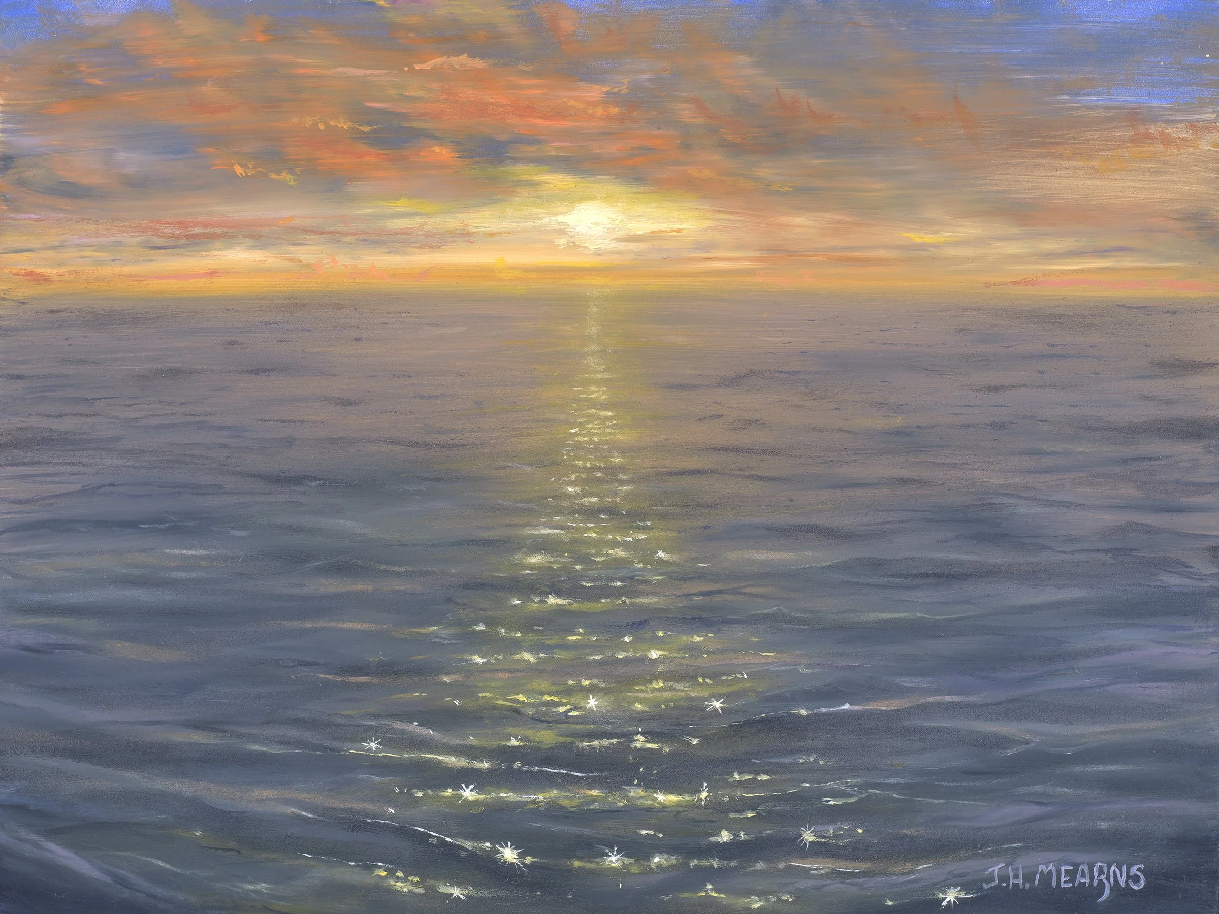 🆕 "Afloat"   ~   Sunset Reflections Giclee Canvas Print