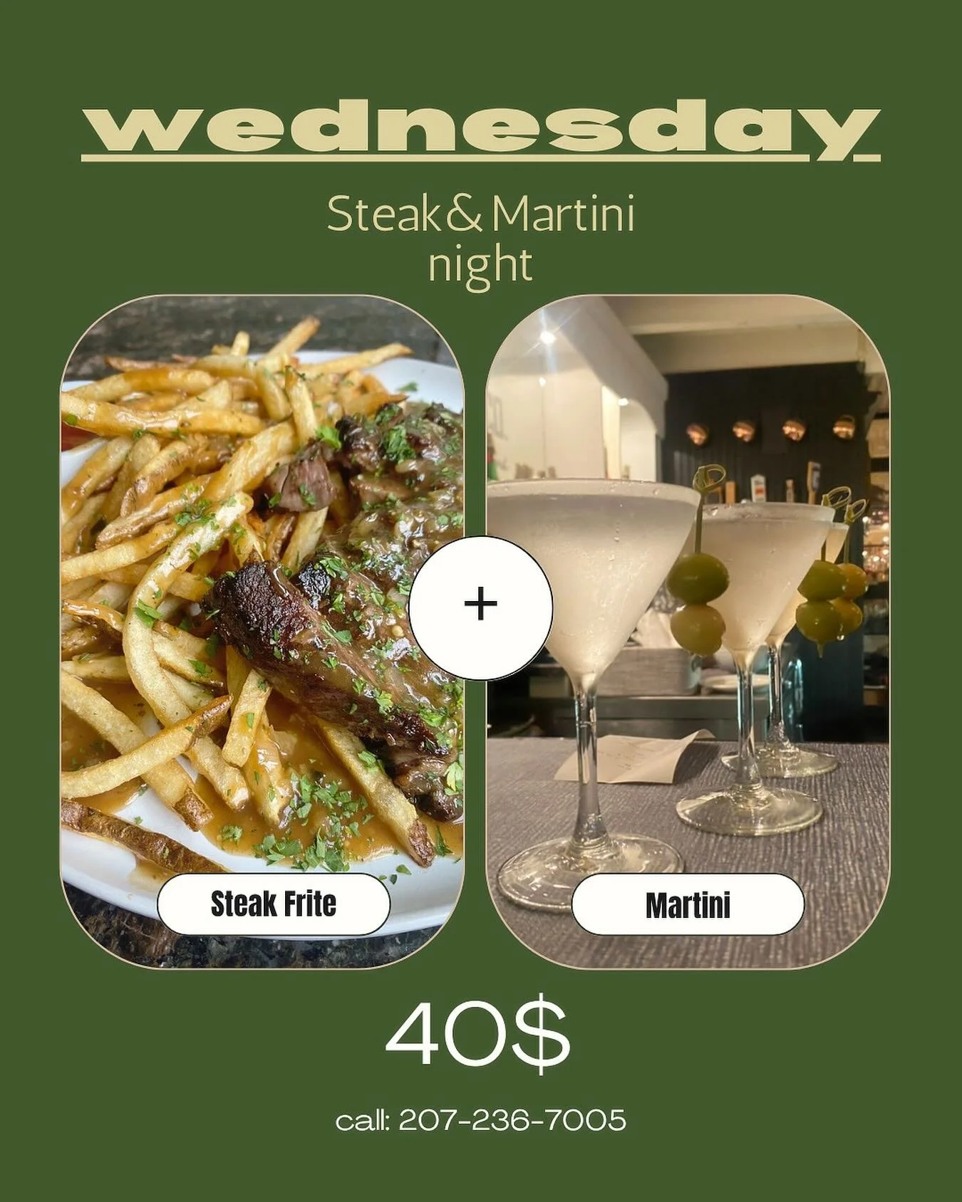Yes! Tonight!
#maineeats 
#steak 
#martini 
#camdenmaine 
#mainerestaurants