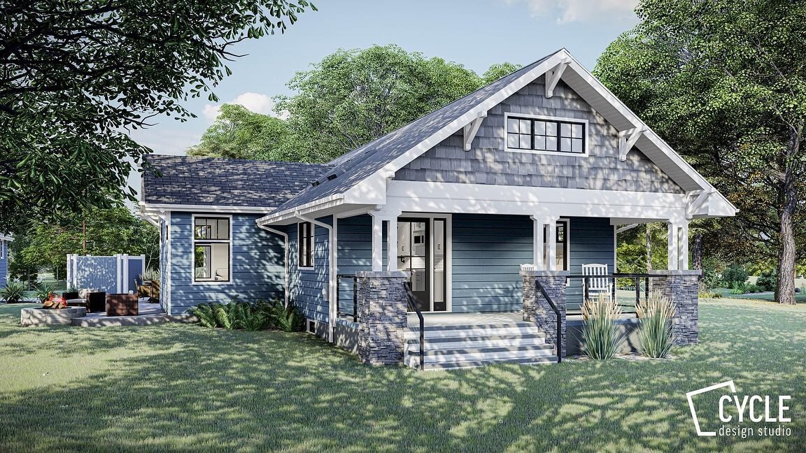 Some exciting things are in store for this craftsman style ranch. The home will be renovated inside-and-out this spring, and we&rsquo;re taking it back to it&rsquo;s roots by re-opening the front porch. After ➡️ Before