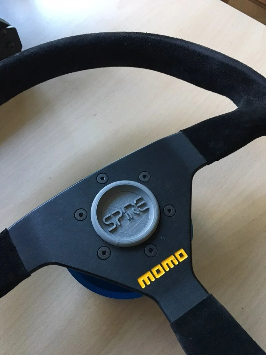 3d printed steering wheel center