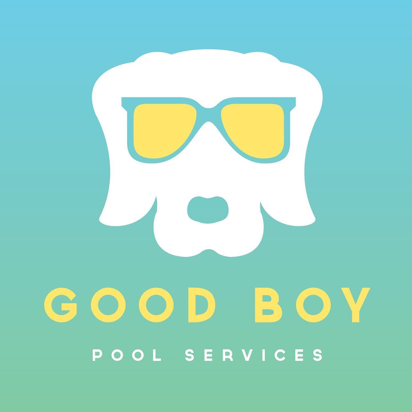 I love dogs. I love pools. @goodboypools was so fun to work with, and I&rsquo;m thrilled with how their logo turned out!