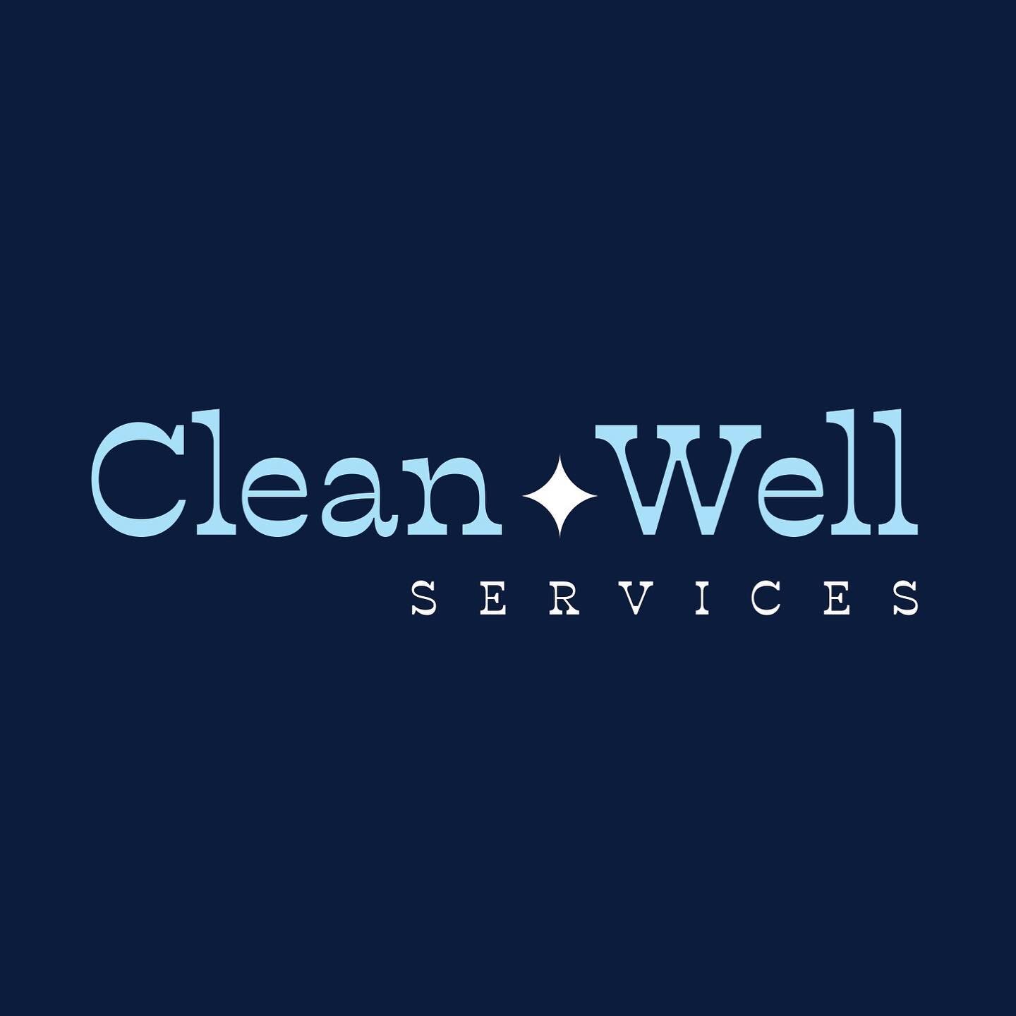 New logo for @cleanwellservices which just launched this week in response to the need for reliable santizing services. Ew, Covid. 
.
.
.
.
#atlantalogodesign #logodesign #branddesign #atlantabranding #brandlogo #atldesign #atldesigner #logodesigner