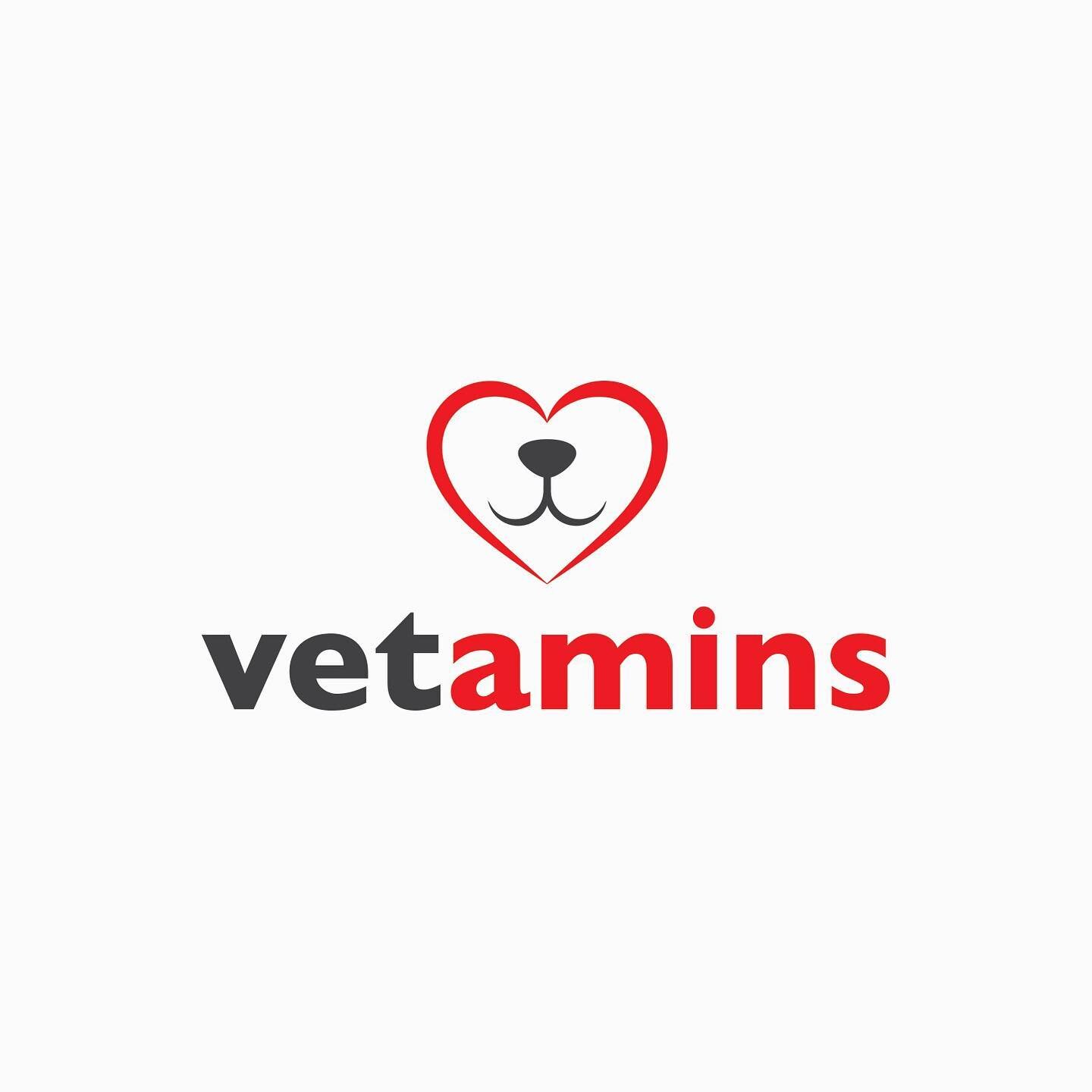 Logo &amp; Packaging for Vetamins. Pet products made by veterinarians so you know they&rsquo;re good for your fur babies.