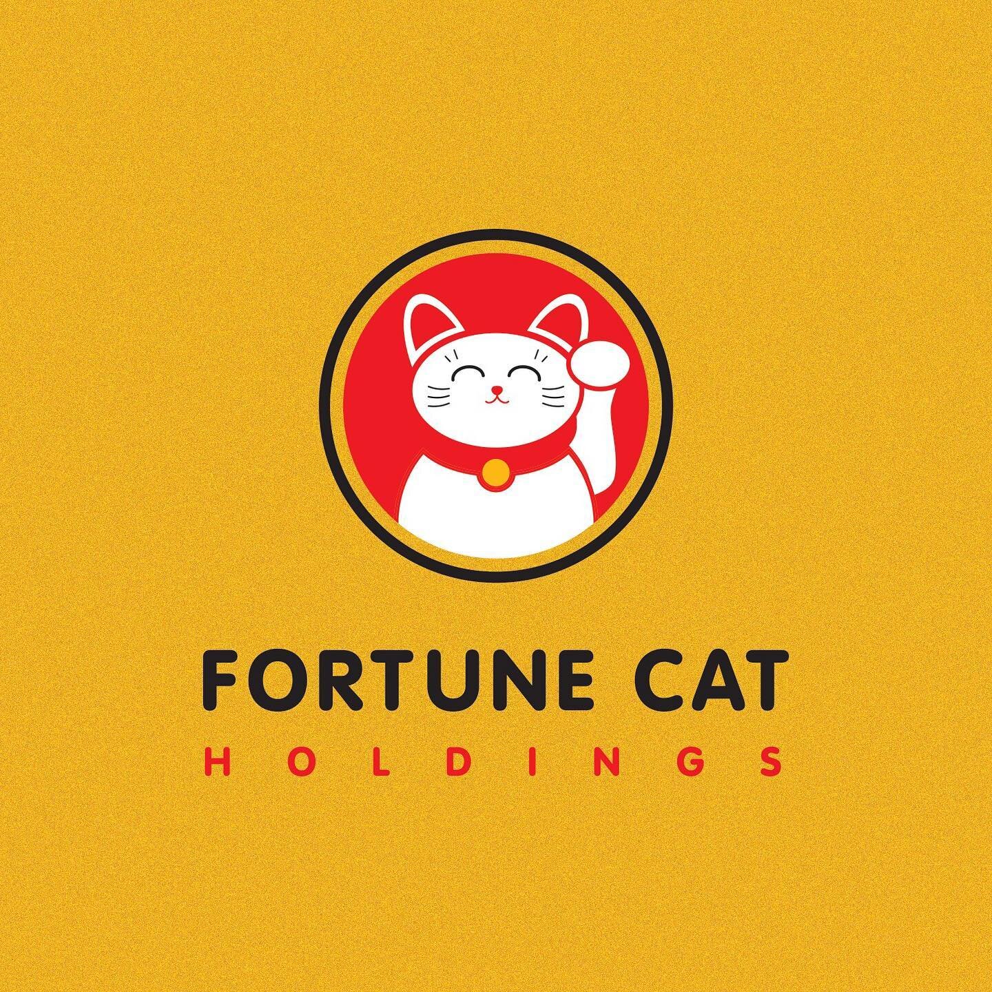 Logo for Fortune Cat Holdings. #logodesign #fortunecat
