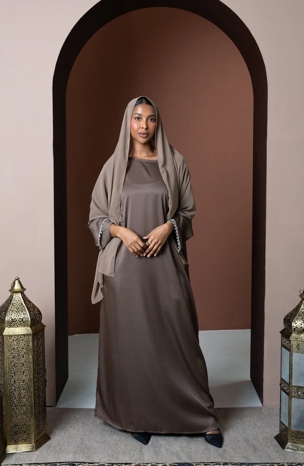 naila satin dress Naila Satin Dress — Très Belle Prints
