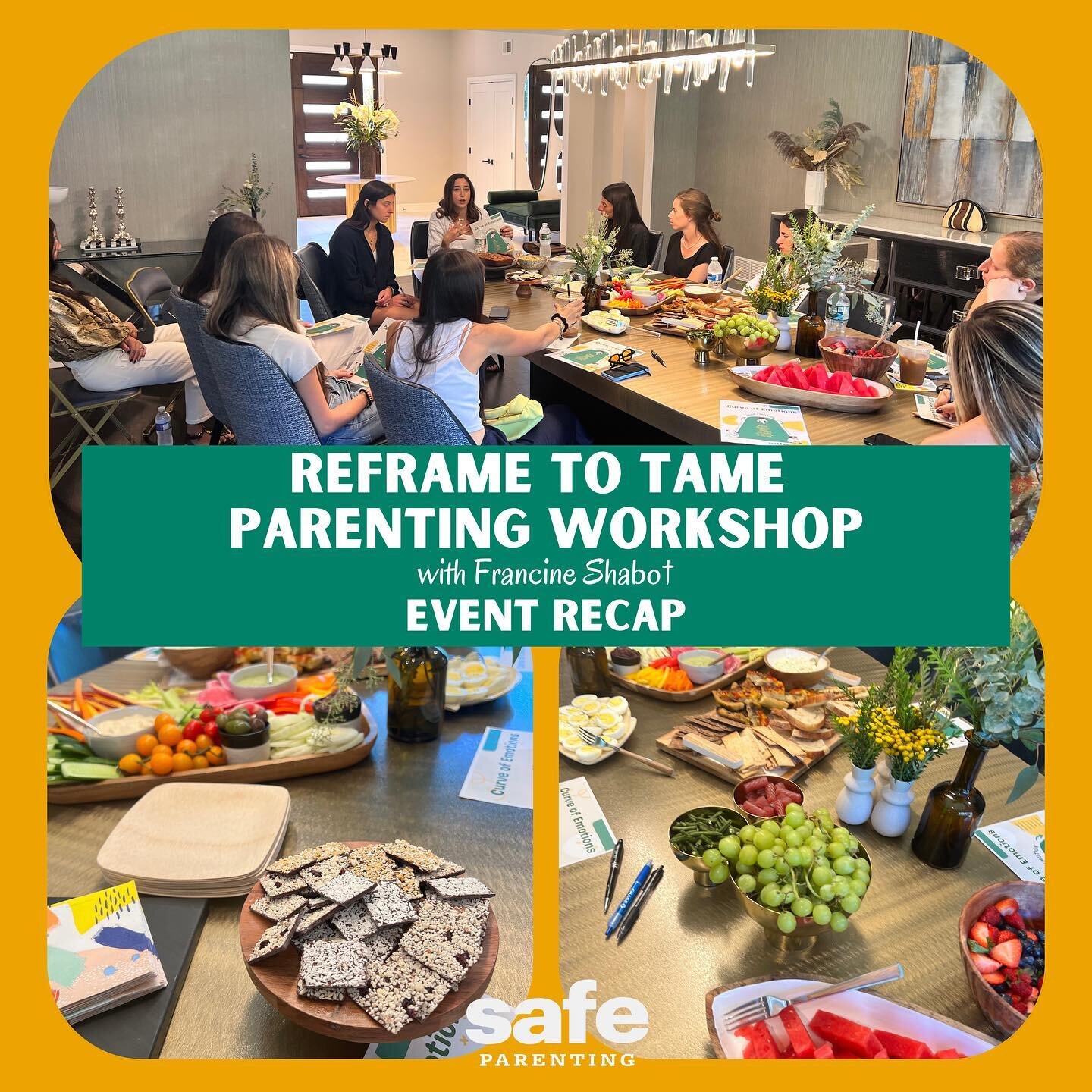 Thank you to everyone who came to our parenting workshop with Francine Shabot! Swipe to see some tips that Francine gave us. We can&rsquo;t wait host more workshops like this in the future!

#parenting #safeparenting #parentingtips #toddlerparenting 