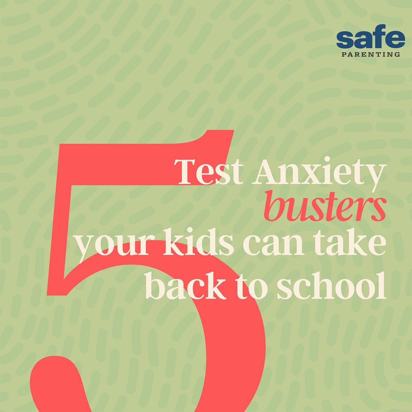 Test taking can be a huge source of anxiety for young people as they go through the school year.  There are ways to combat these big feelings that are easy for children to practice while studying or before taking their test! Simple habits like the 5 