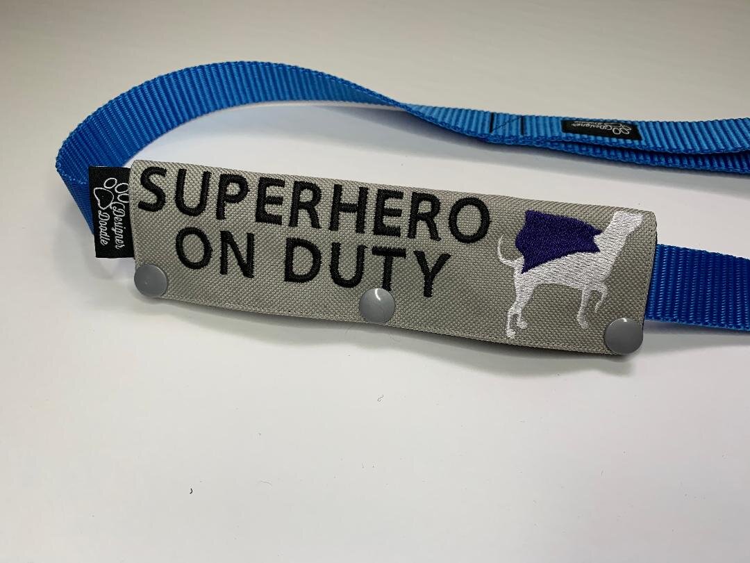 Superhero On Duty Leash Wrap