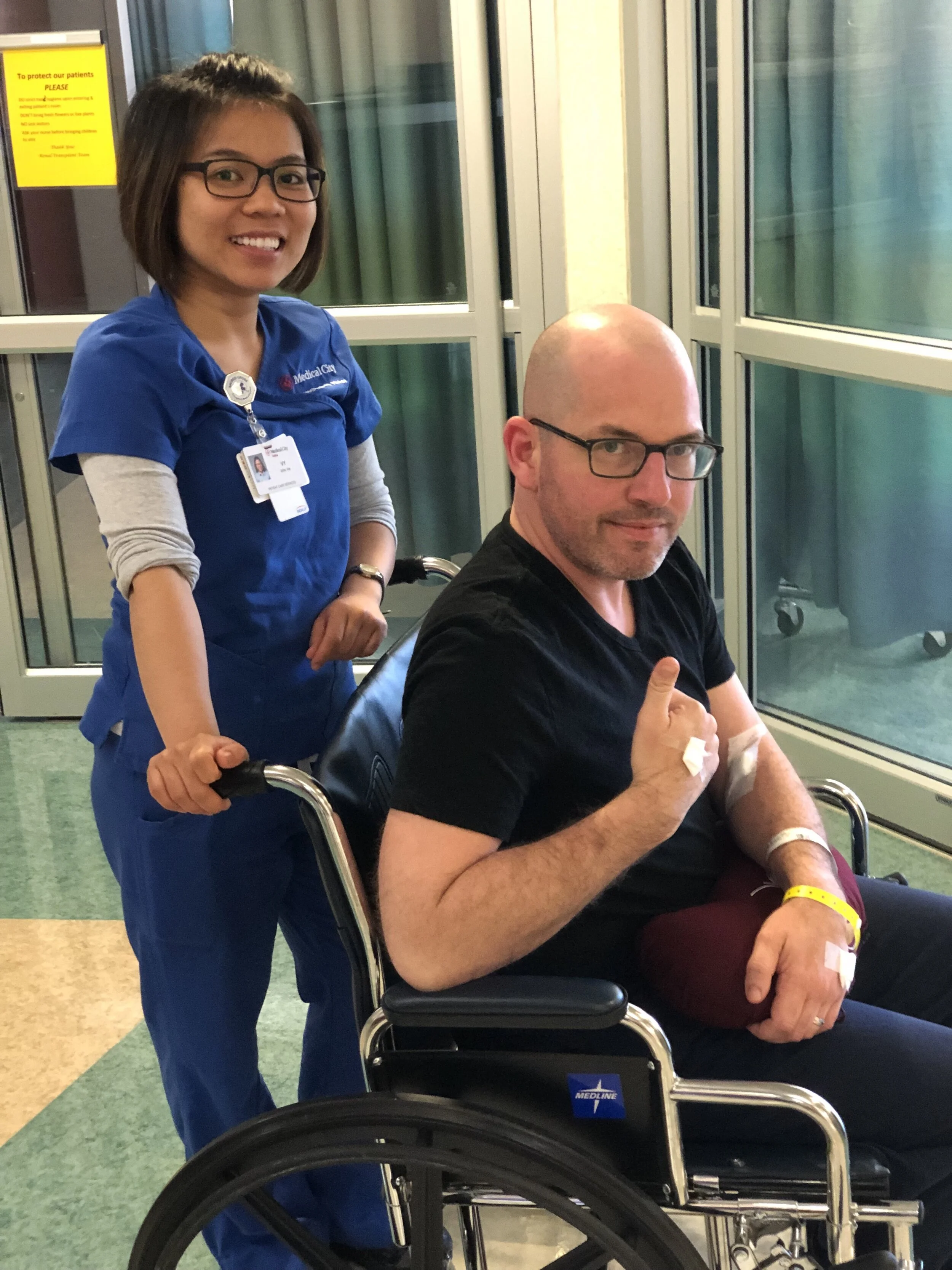 Prescription soap, a long nap, and lots of Edible Arrangements – The living kidney donation process: PART 2