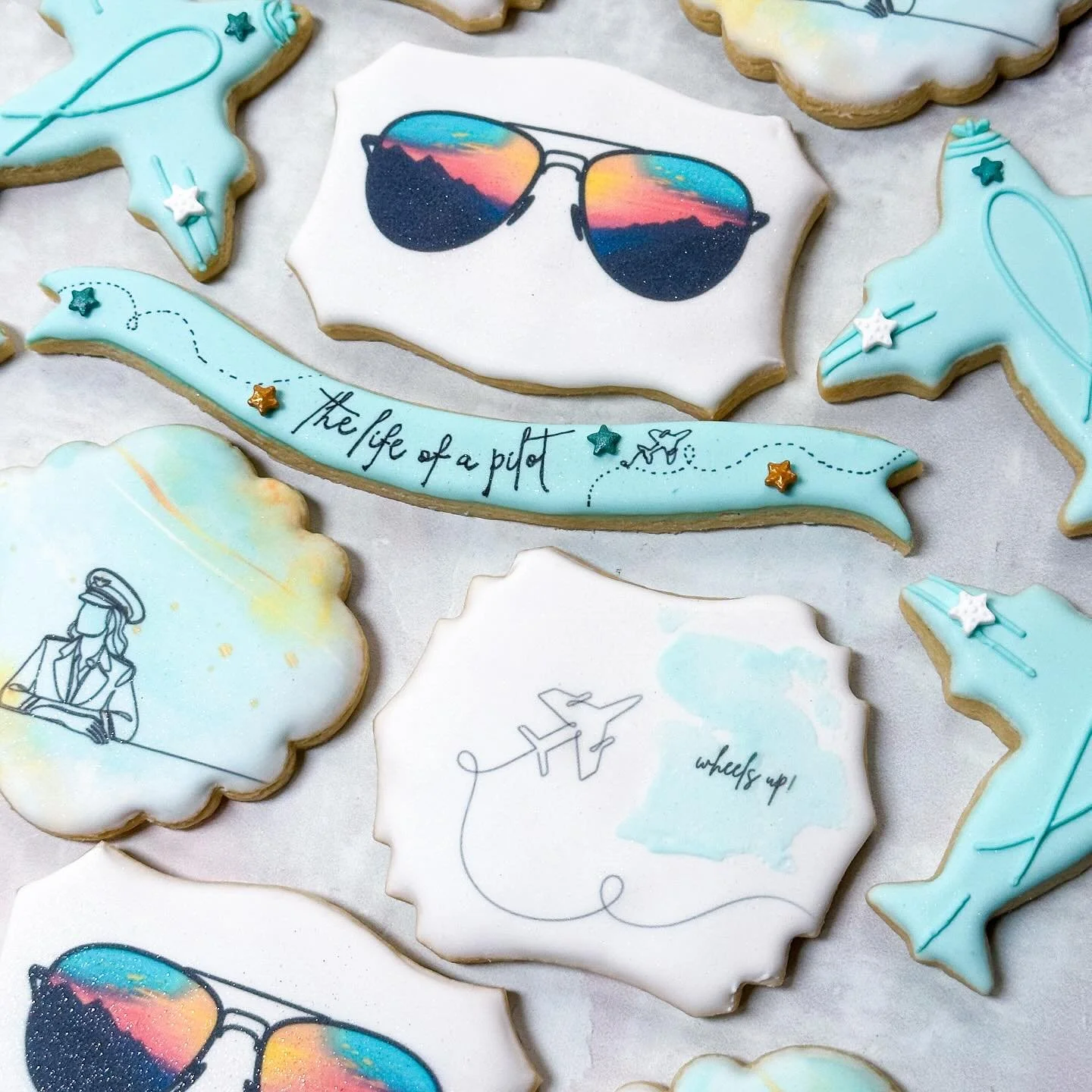 &bull; the life of a pilot &bull;

Some fun cookies for a new pilot, who also happens to be a Swiftie ✈️

Congratulations!

.
.
.
.
.
.
.
#comfortbakeshop