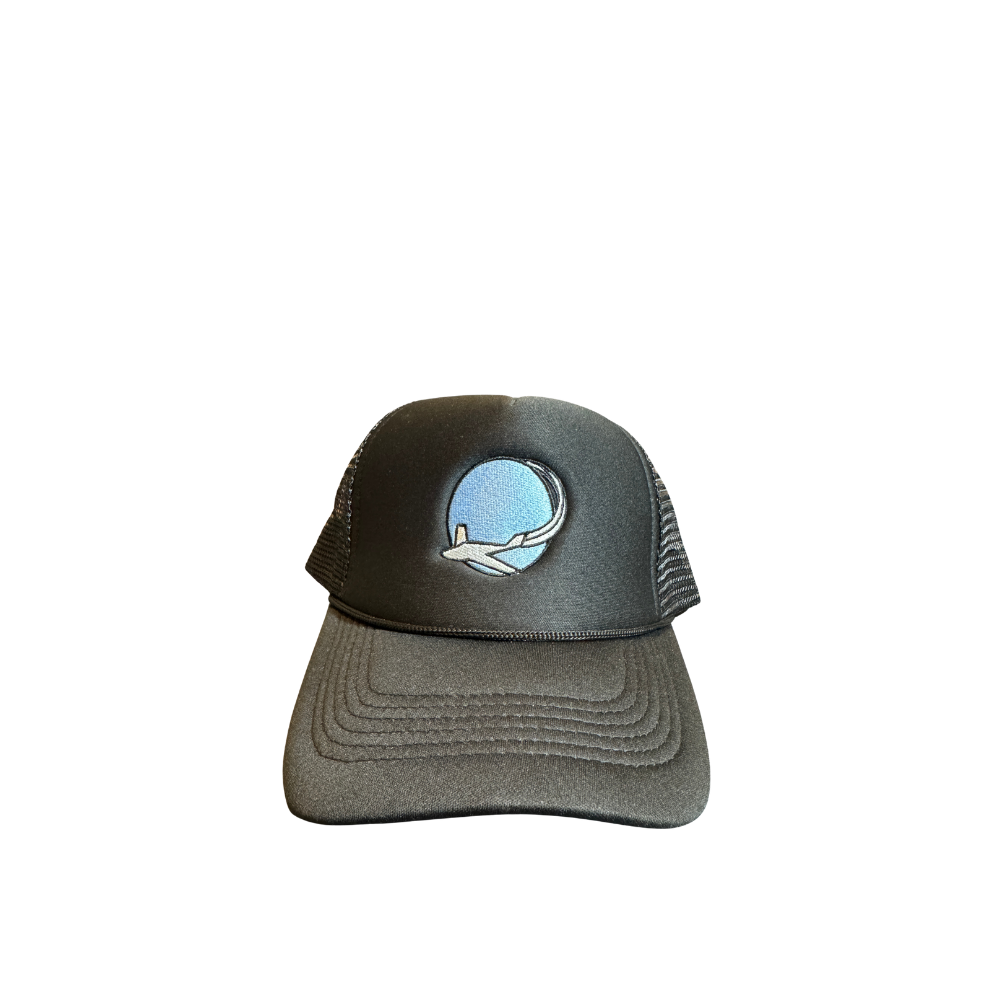 black hat sky blue globe white plane.png