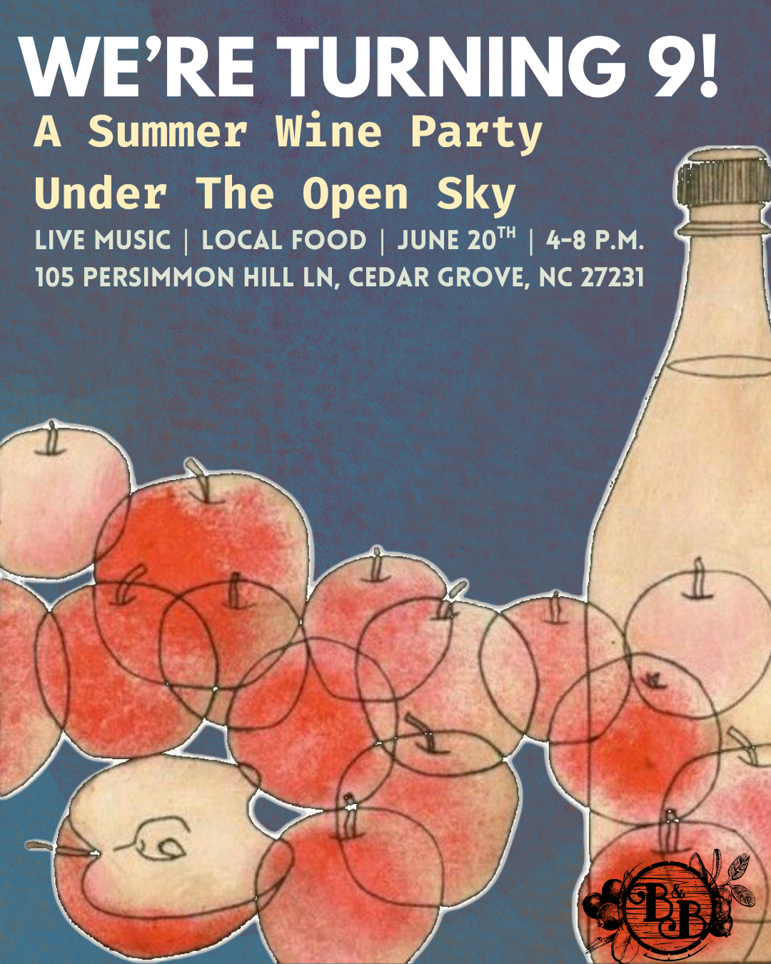 9th Anniversary + Summer Solstice + Wine Party w/ Coezii Collective in Cedar Grove [Saturday, June 20th]