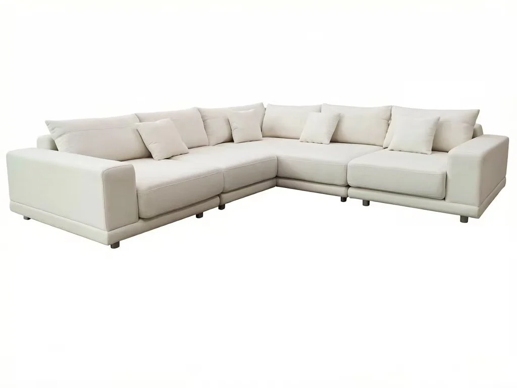 S8806-D 4PC. Extra Deep Modern  Fabric sectional sofa set