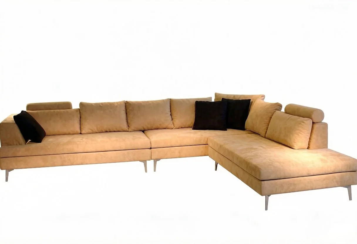 S8198M 3PC New Modern Microfiber Sectional Sofa Set