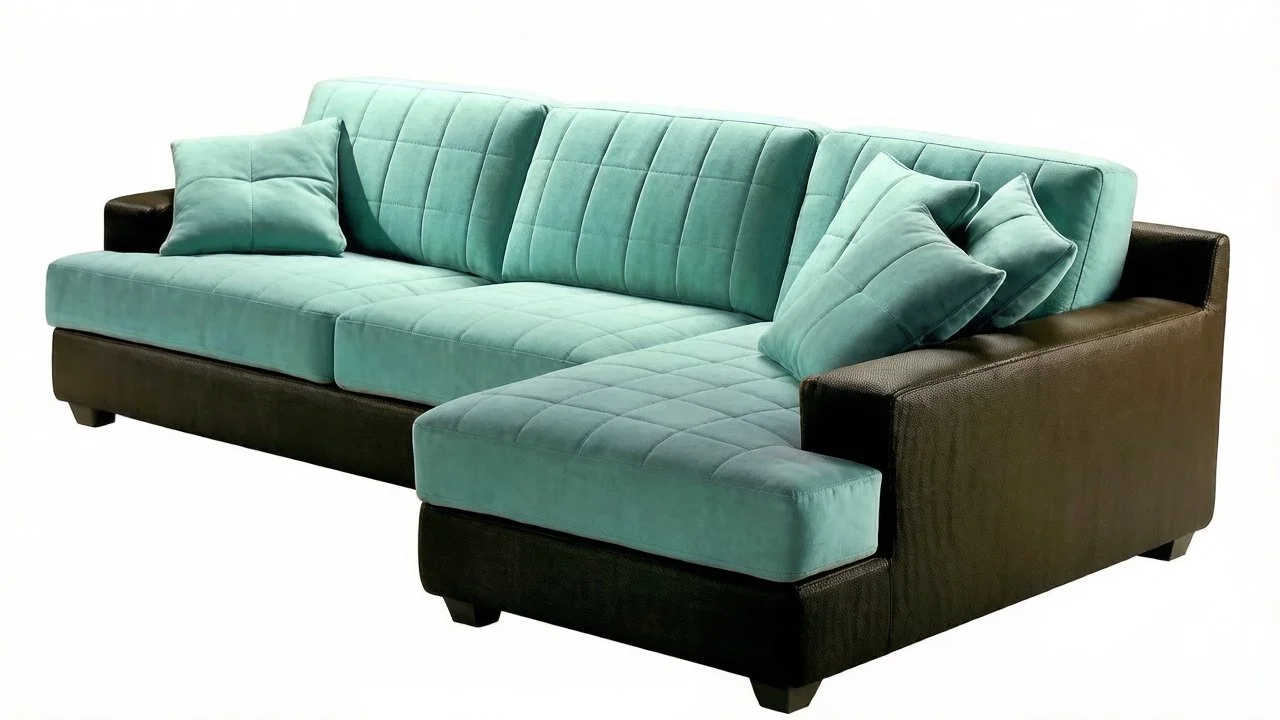 S117A 4pc. Modern Microfiber Sectional Sofa Set