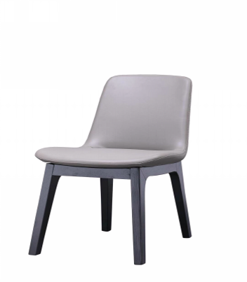 SL-009 Modern Faux Leather and Wood Chair