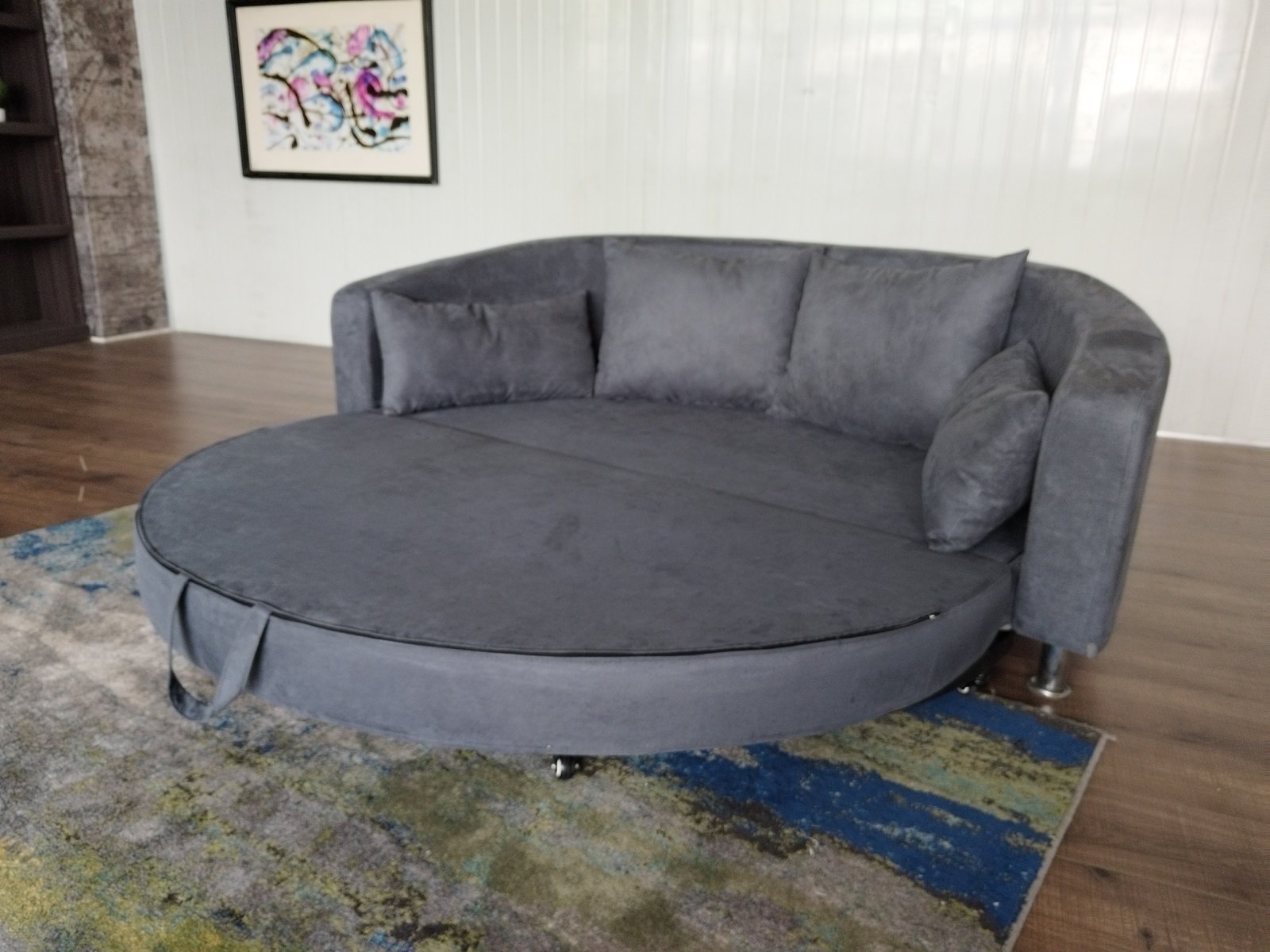 Microfiber Fabric Sofa Sleeper Bed