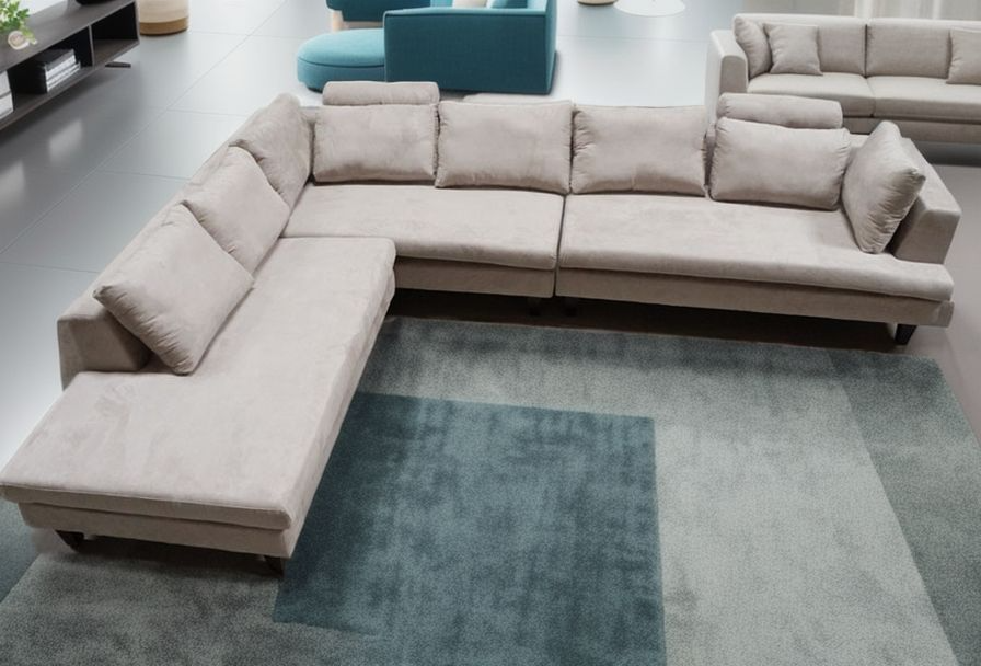 S8198M 3PC New Modern Microfiber Sectional Sofa Set