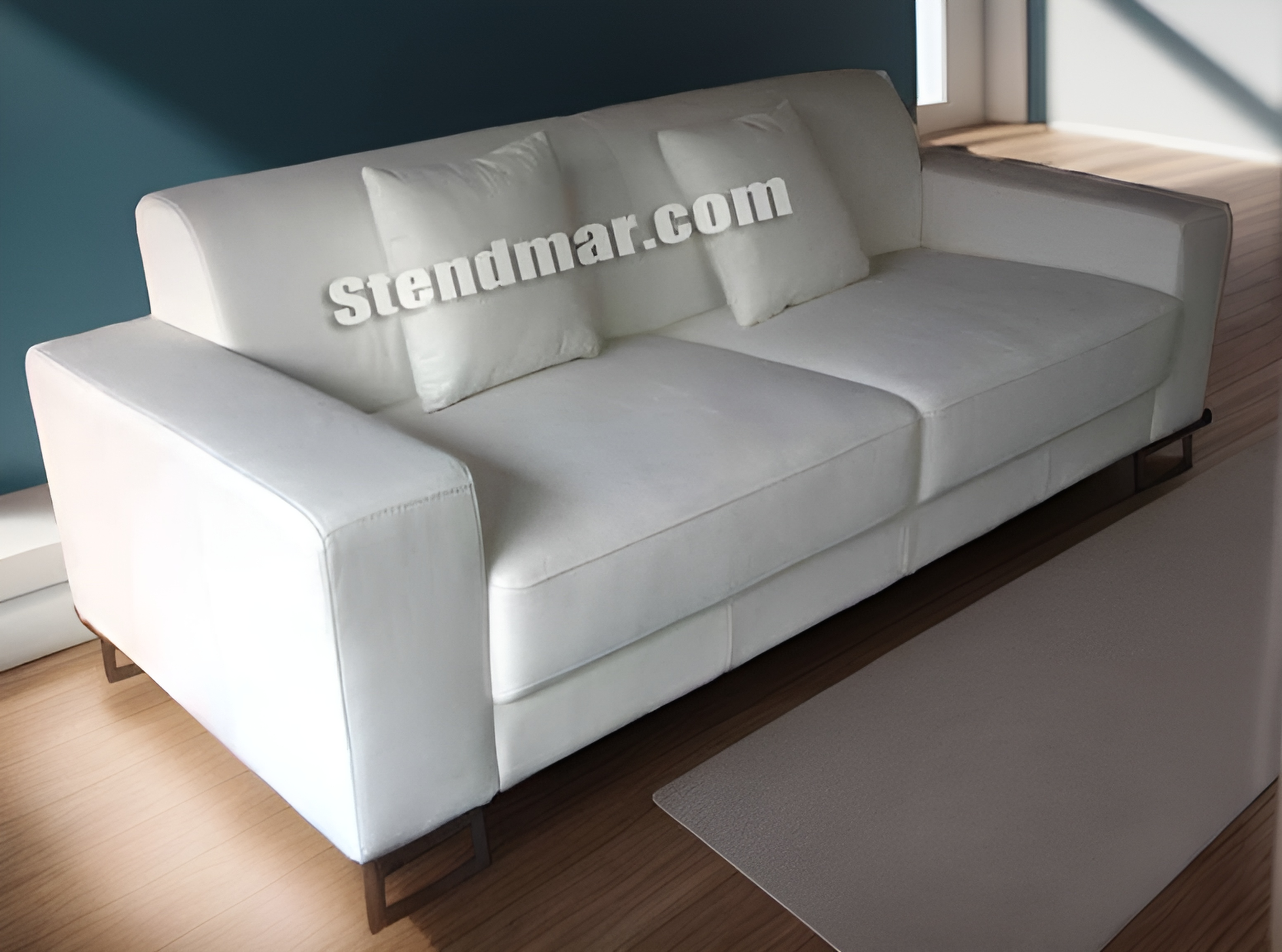S1830 1pc. Wide Armrest Leather Sofa (matching pieces available)