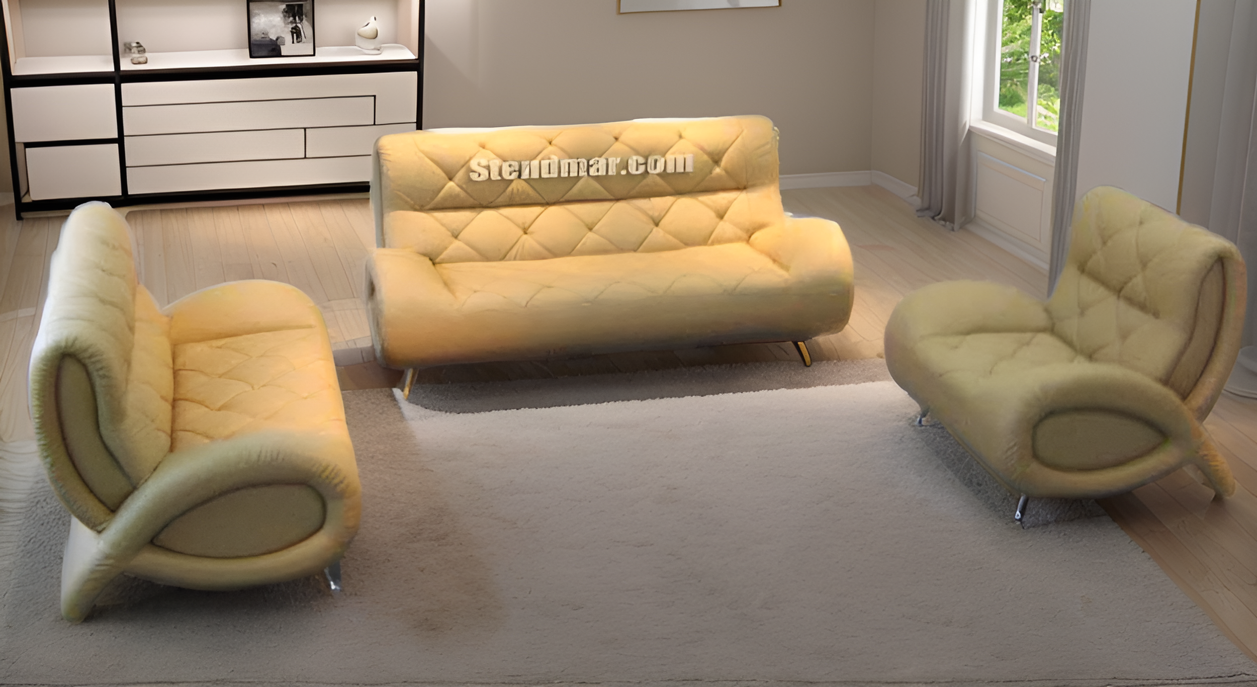 S75 1pc.  Leather Sofa (other matching piece available)