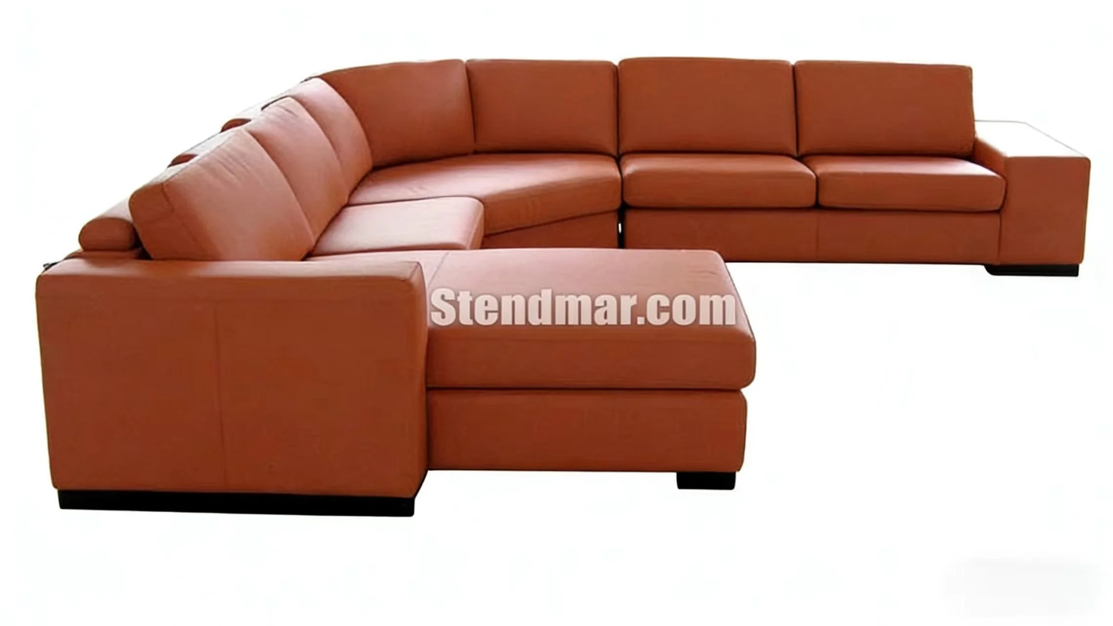 S1838 5pc U shaped Sectional Leather Sofa Set