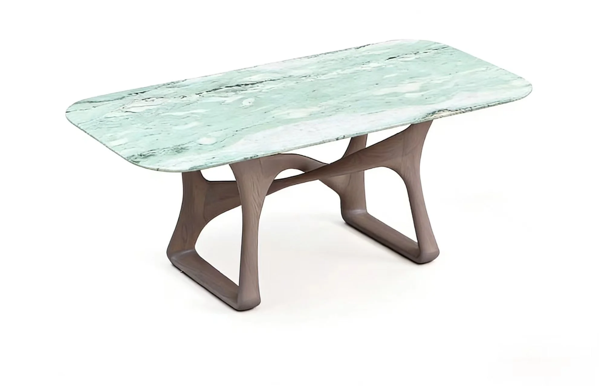 D2368  78.75" x 39.25"  stone top Dining Table