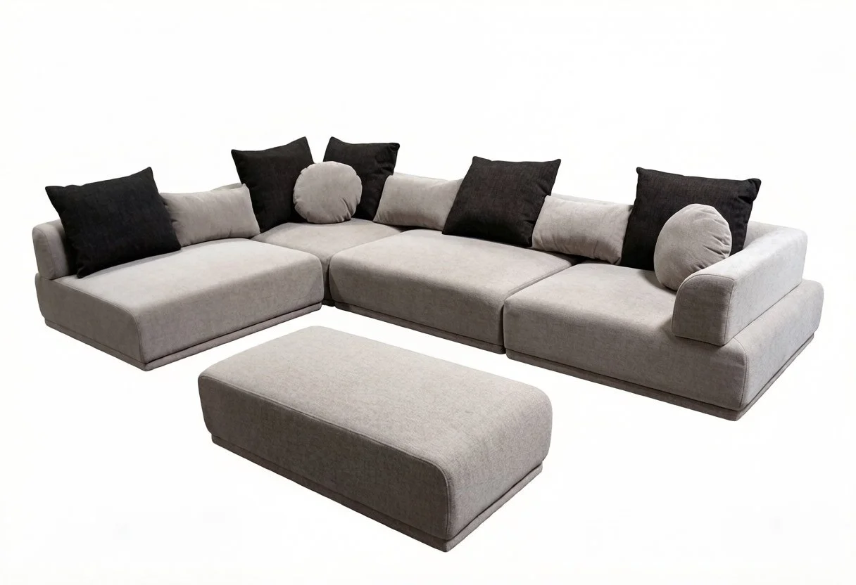 S6315 5pc Modern Modular Sectional Sofa Set