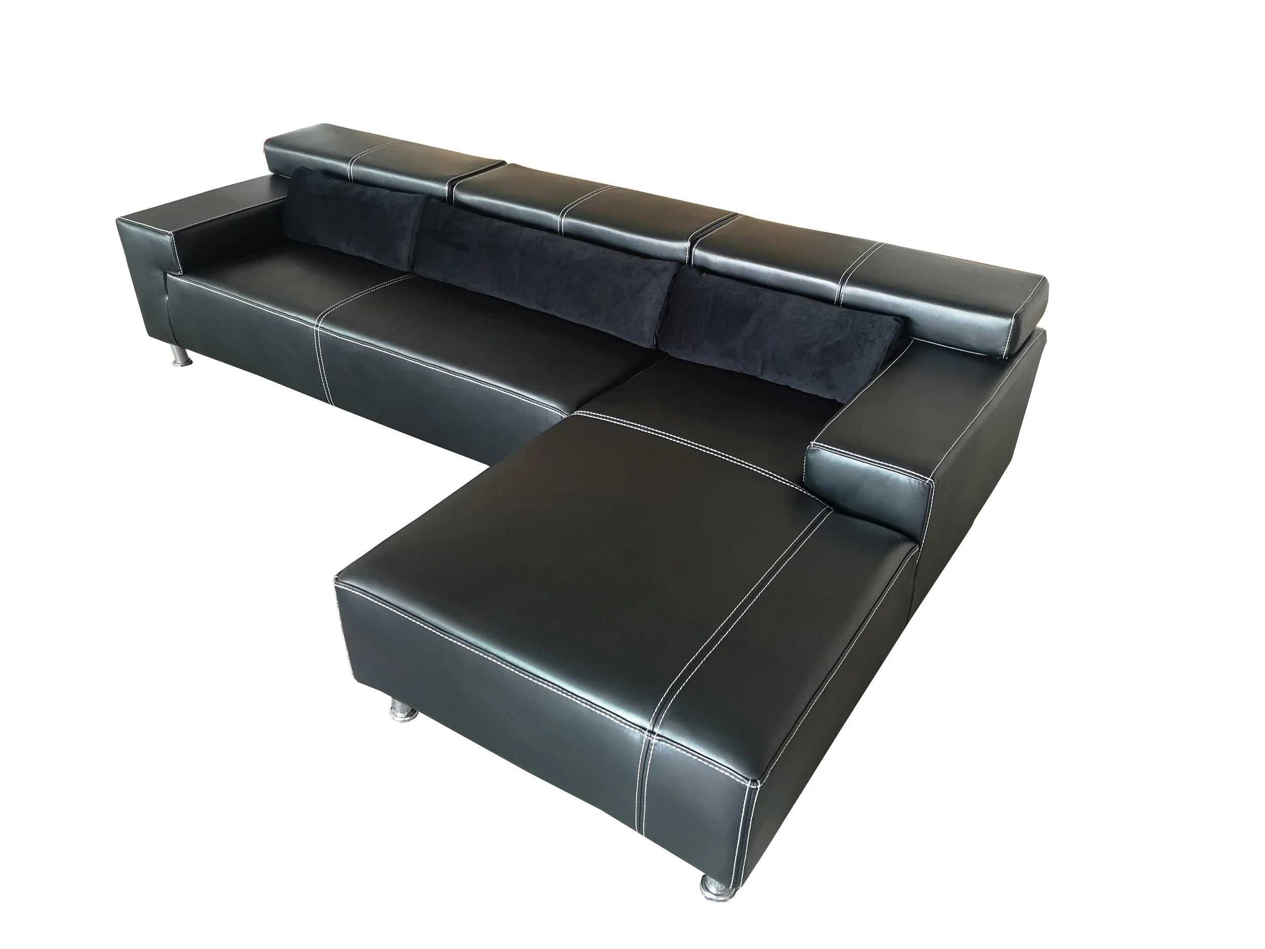 S205B 2pc. L Sectional Leather Sofa Set