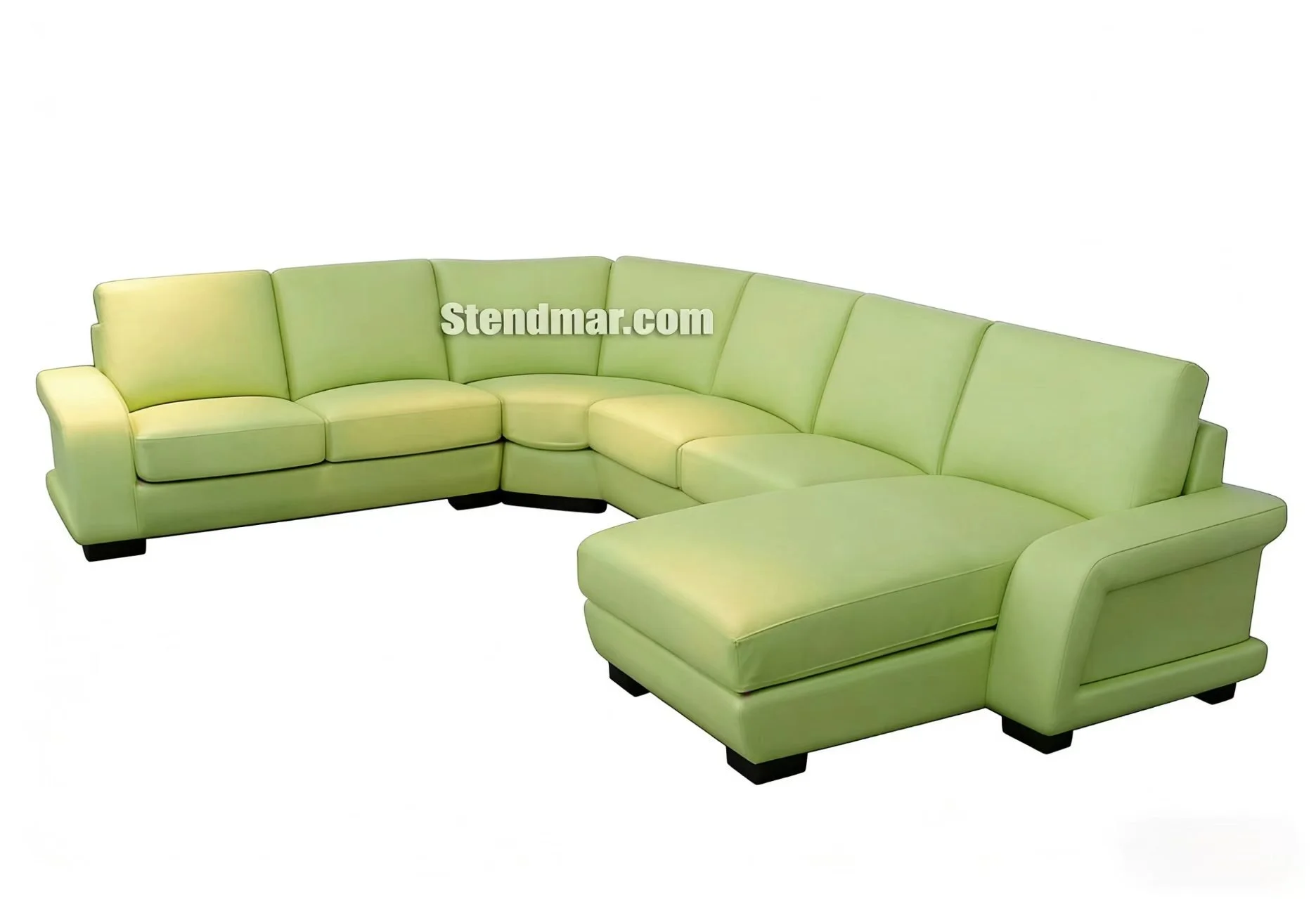 S1108 4pc. U shape Sectional Leather Sofa Set