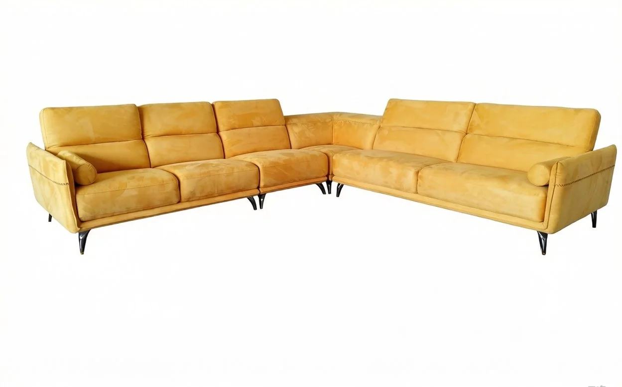 S670B 4pc. Modern Sectional Sofa Set with Adjustable Headrests