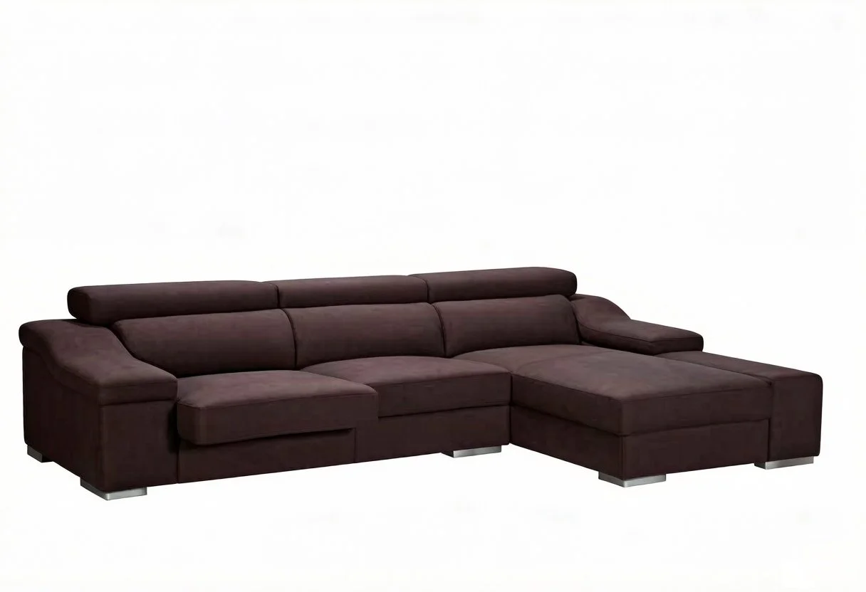 S899M 2PC. SECTIONAL FABRIC SOFA SET WITH ADJUSTABLE SEATING CUSHIONS