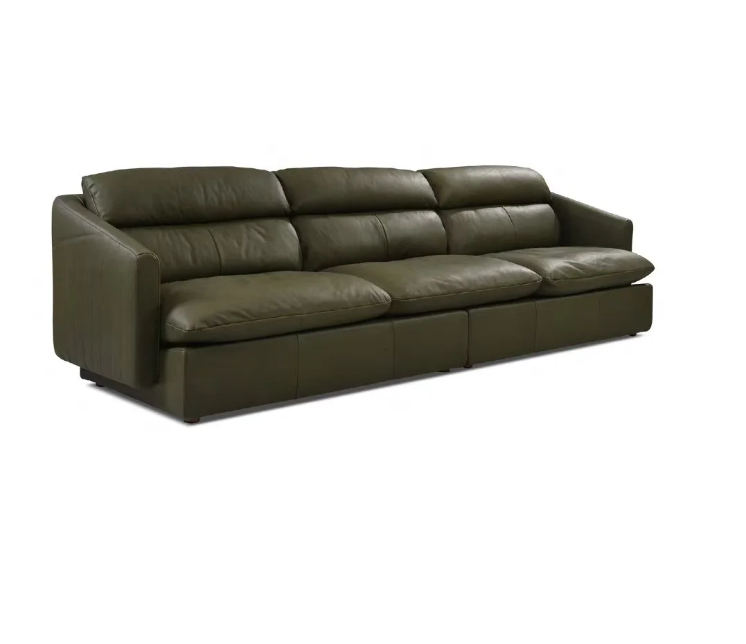 3 Seather Leather Sofa Couch