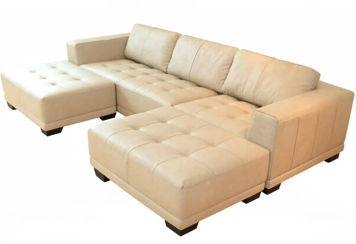 S088 4pc. Modular Leather Sofa Set