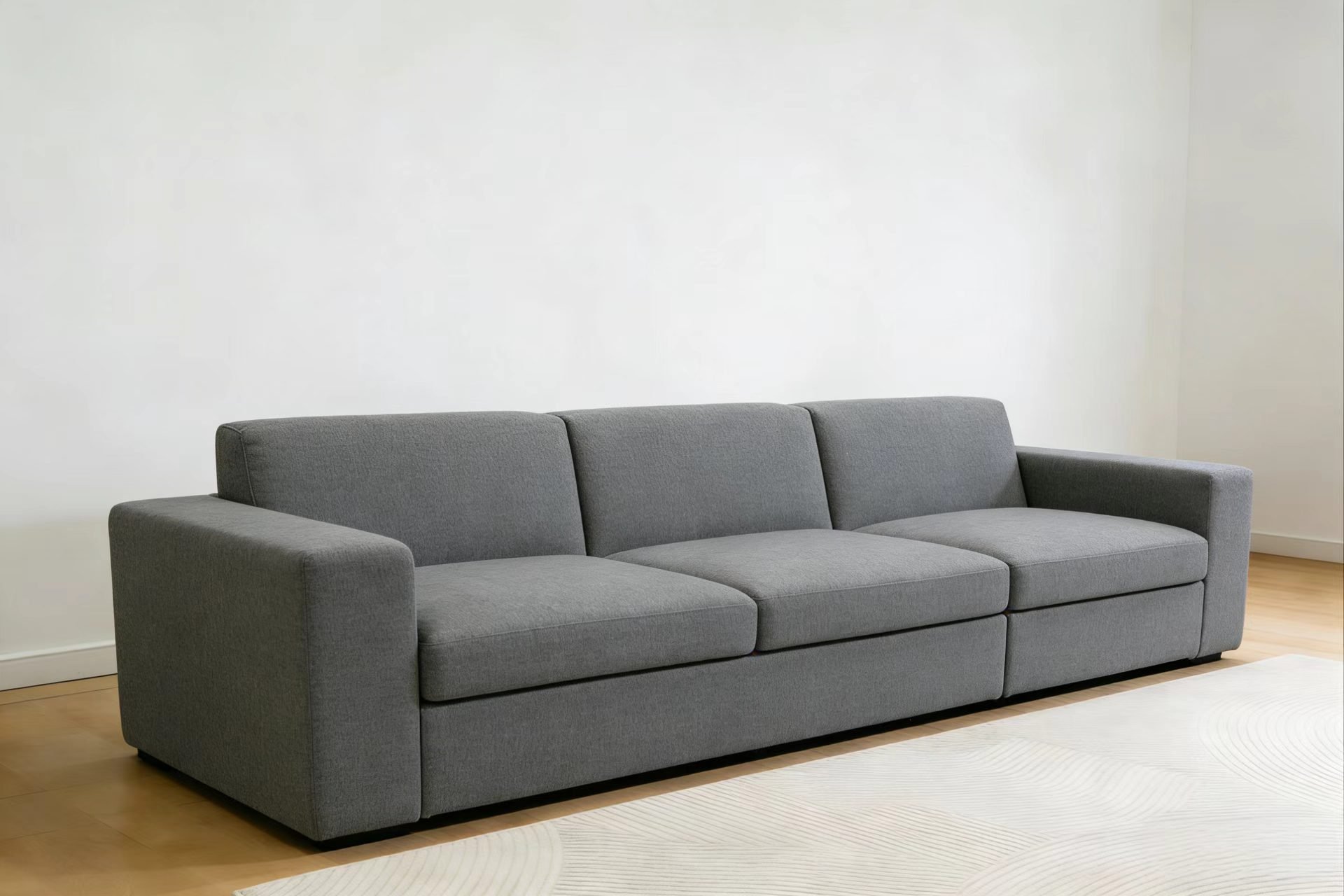SF02 M 1pc. Microfiber double arm sofa