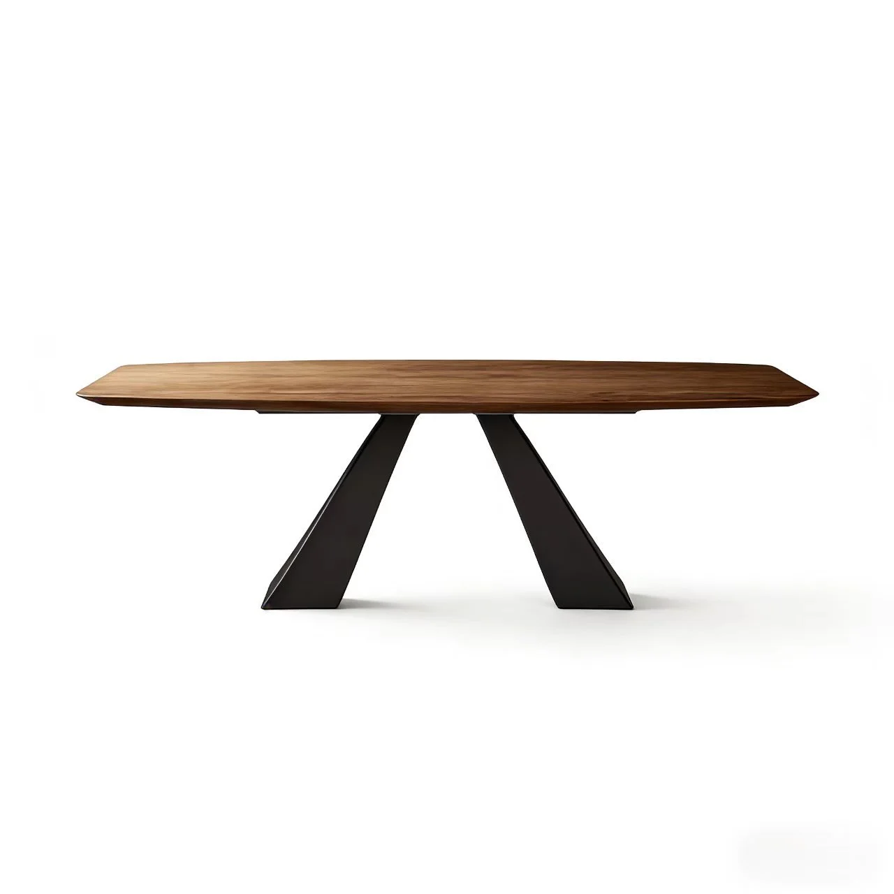 DT-028 New Modern Walnut Brown Dinng Table