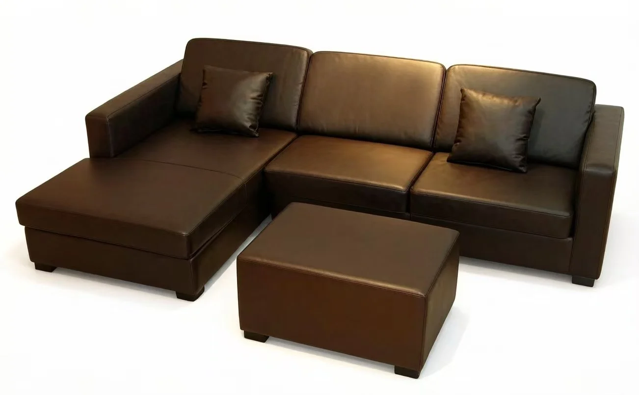 S2038 3pc. Sectional Leather Sofa Set
