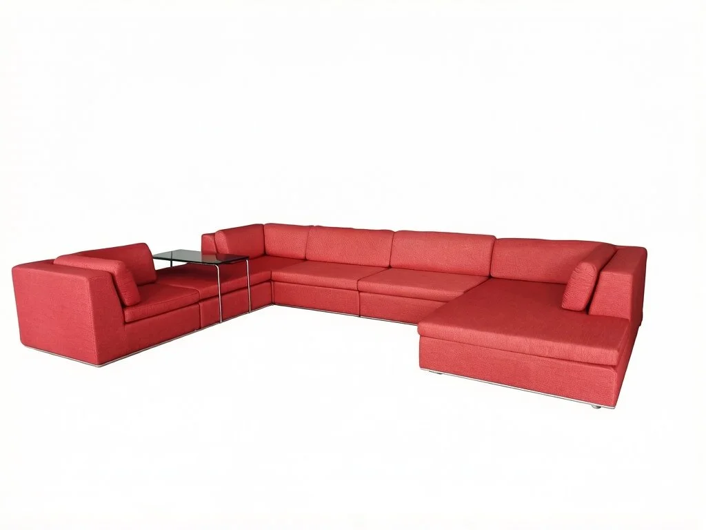 S6535R 5pc. Modular Dark Gray Big Large Sectional Couch Sofa Set