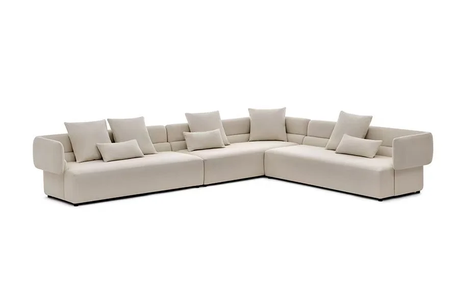 S2635 3PCS NEW MODERN FABRIC SECTIOANL SOFA SET