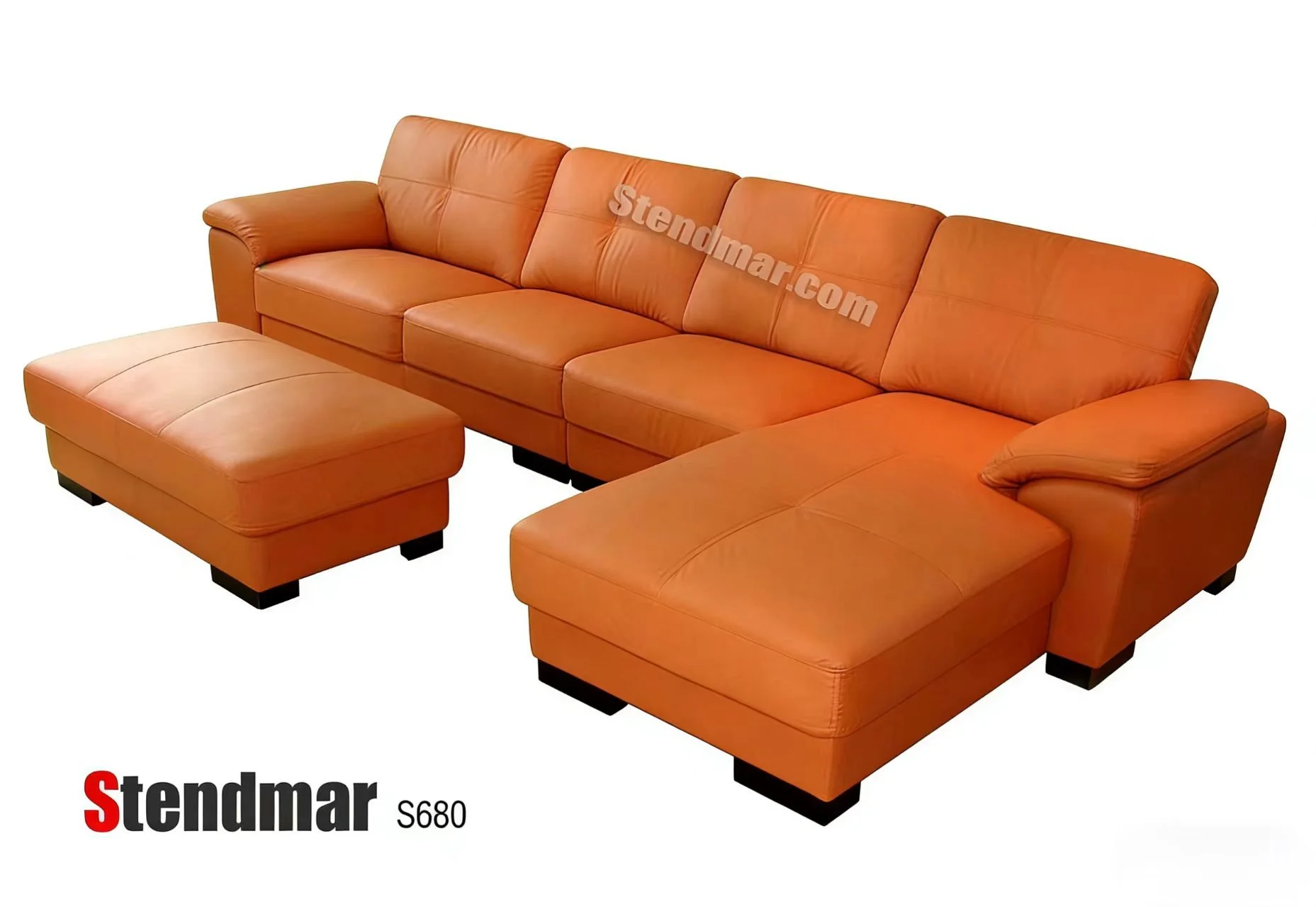 S680A 4pc. Sectional Leather Sofa Set