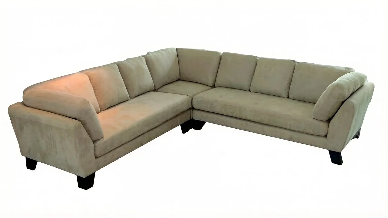 S1026 3PC. SECTIONAL FABRIC SOFA SET