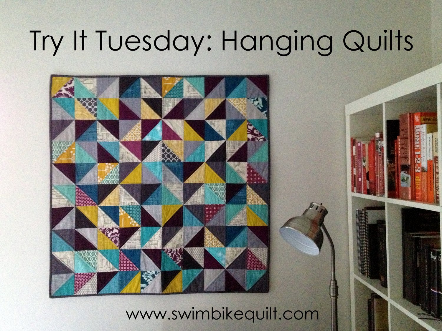 Quilting with Variegated Thread // Try it Tuesday — Swim Bike Quilt