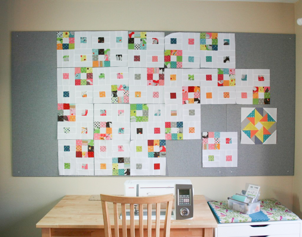 DIY Quilt Design Wall // Try it Tuesday — Swim Bike Quilt