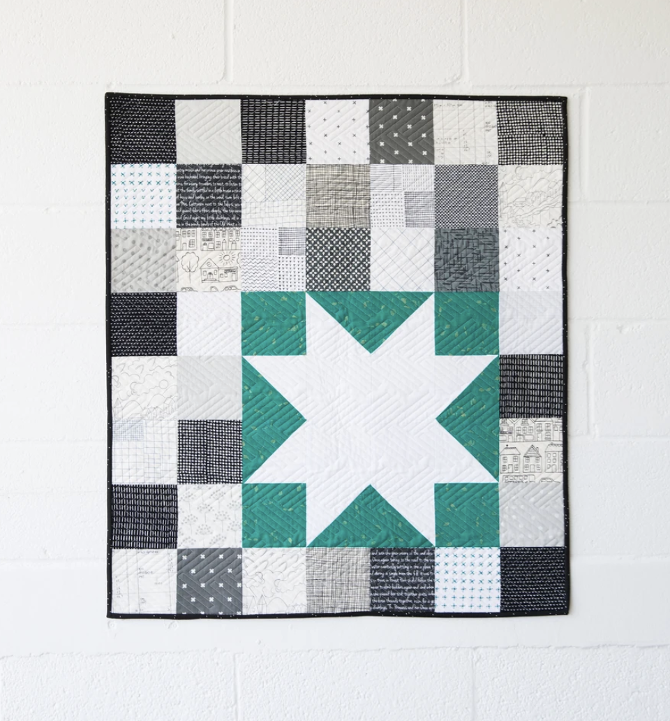 Lattice Baby Quilt - Perfect for using 5 Charm Squares - Diary of a Quilter  - a quilt blog