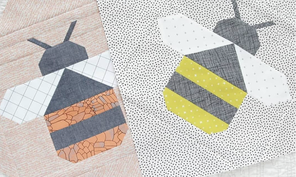 A Baby Bee Quilt // Finished Modern Quilt — Swim Bike Quilt