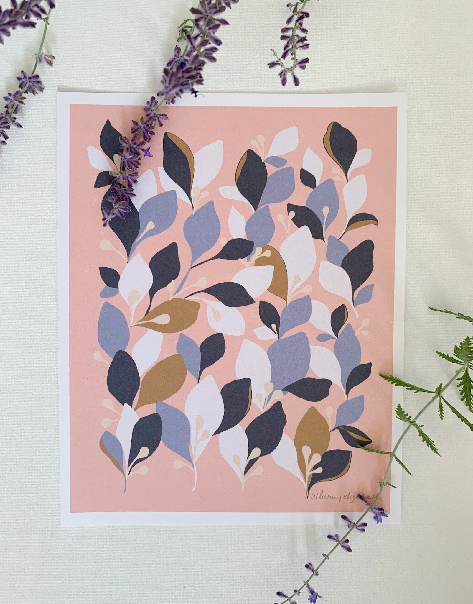 "Hattie" Print - Coral